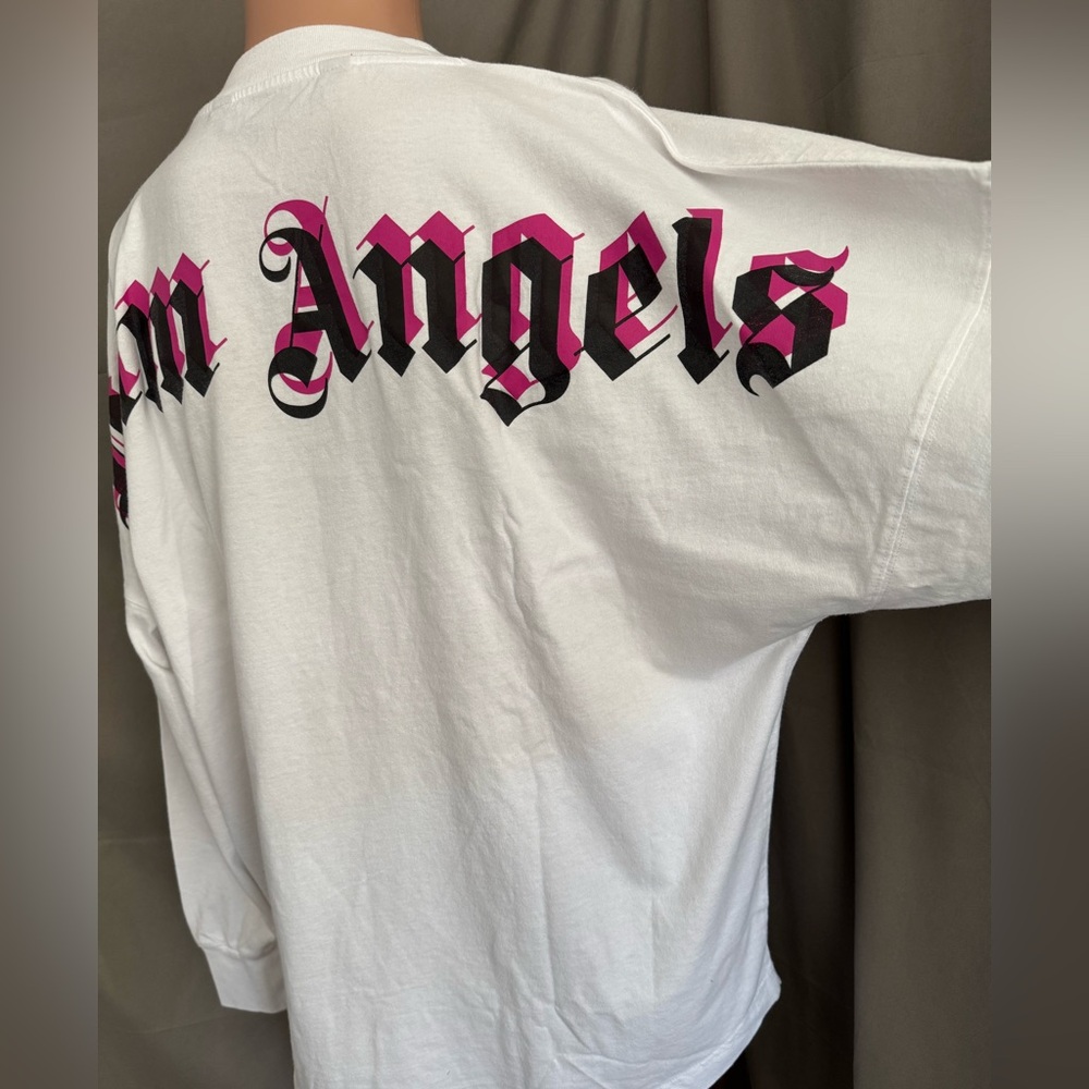 Palm Angels Classic Logo Over Longsleeve T-Shirt size Large - Picture 6 of 13